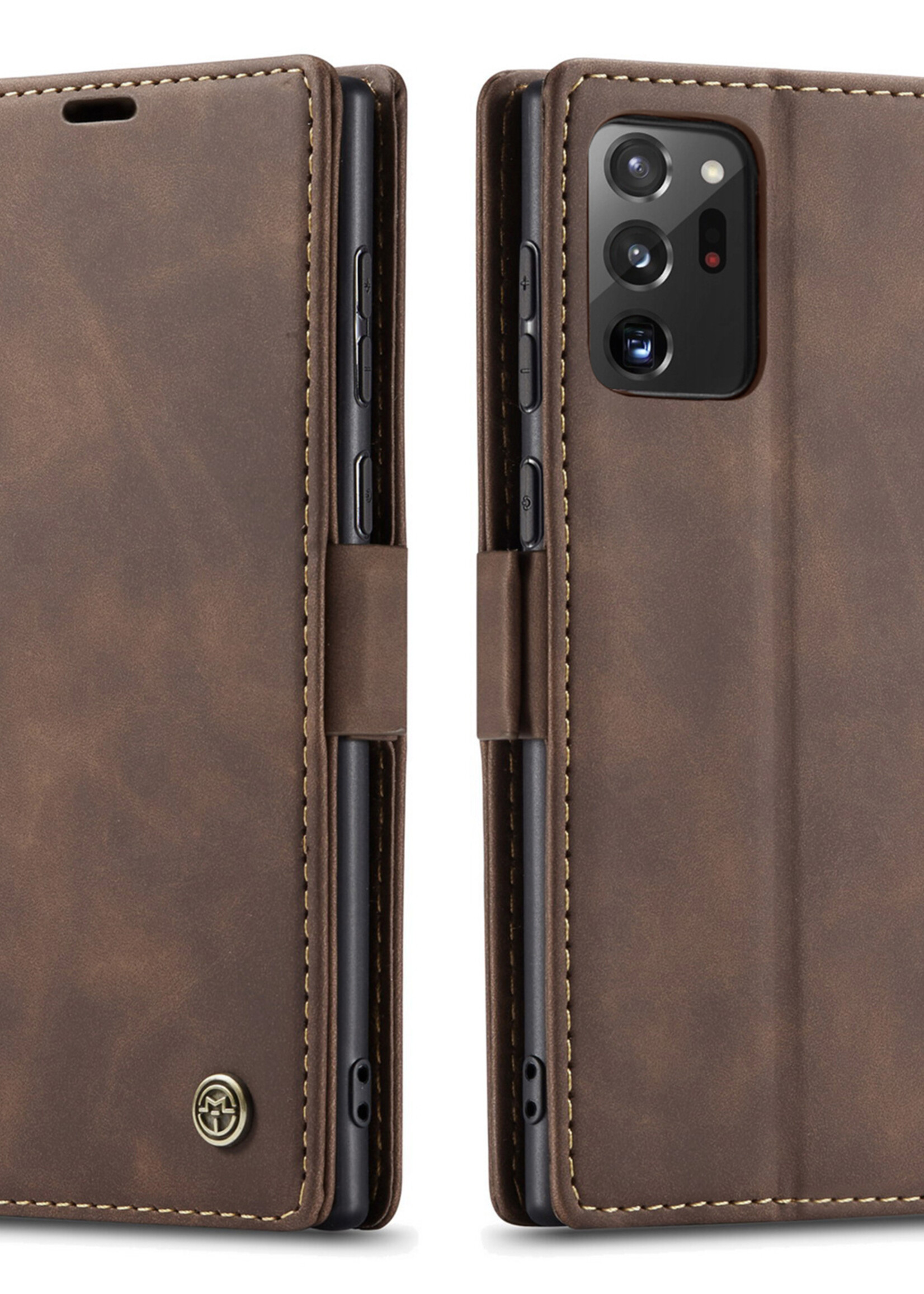 Samsung Coque dépliante Samsung Galaxy Note 20 Ultra Marron
