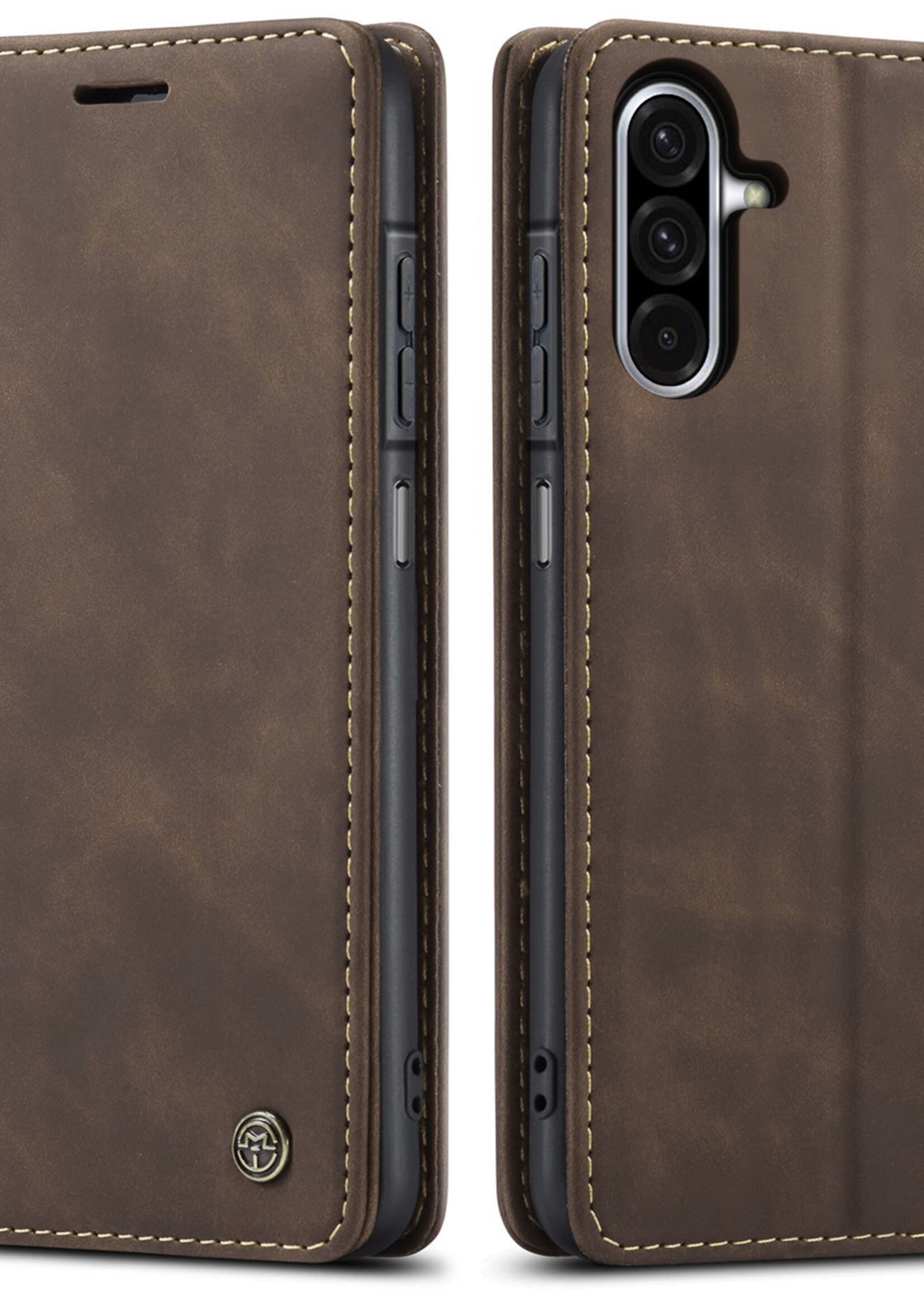 Samsung Coque dépliante Samsung Galaxy A17 / SM-A175 A176 Marron