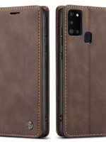 Samsung Coque dépliante Samsung Galaxy A21S / SM-A217 Marron