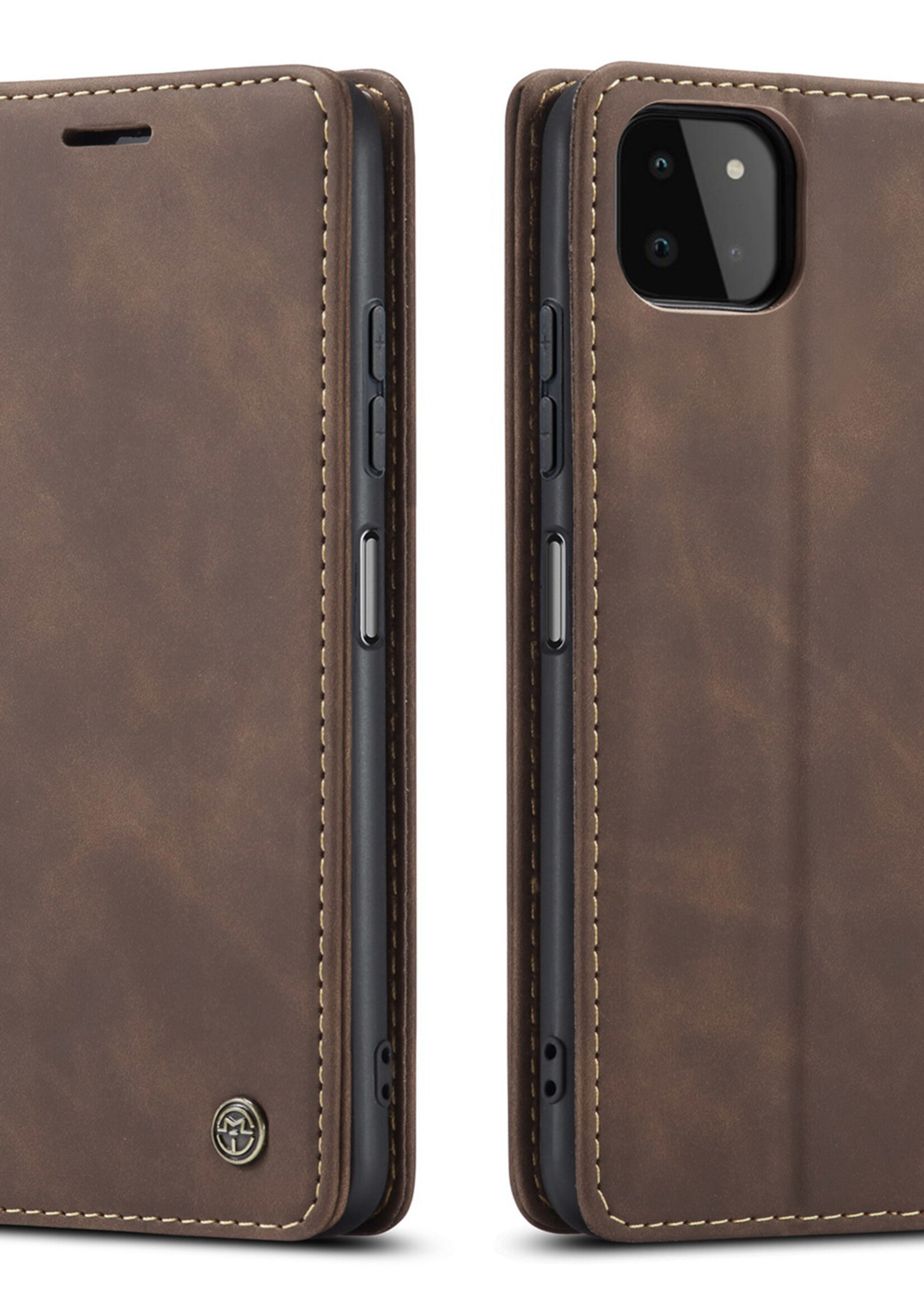 Samsung Coque dépliante Samsung Galaxy A22 5G / SM-A226 Marron