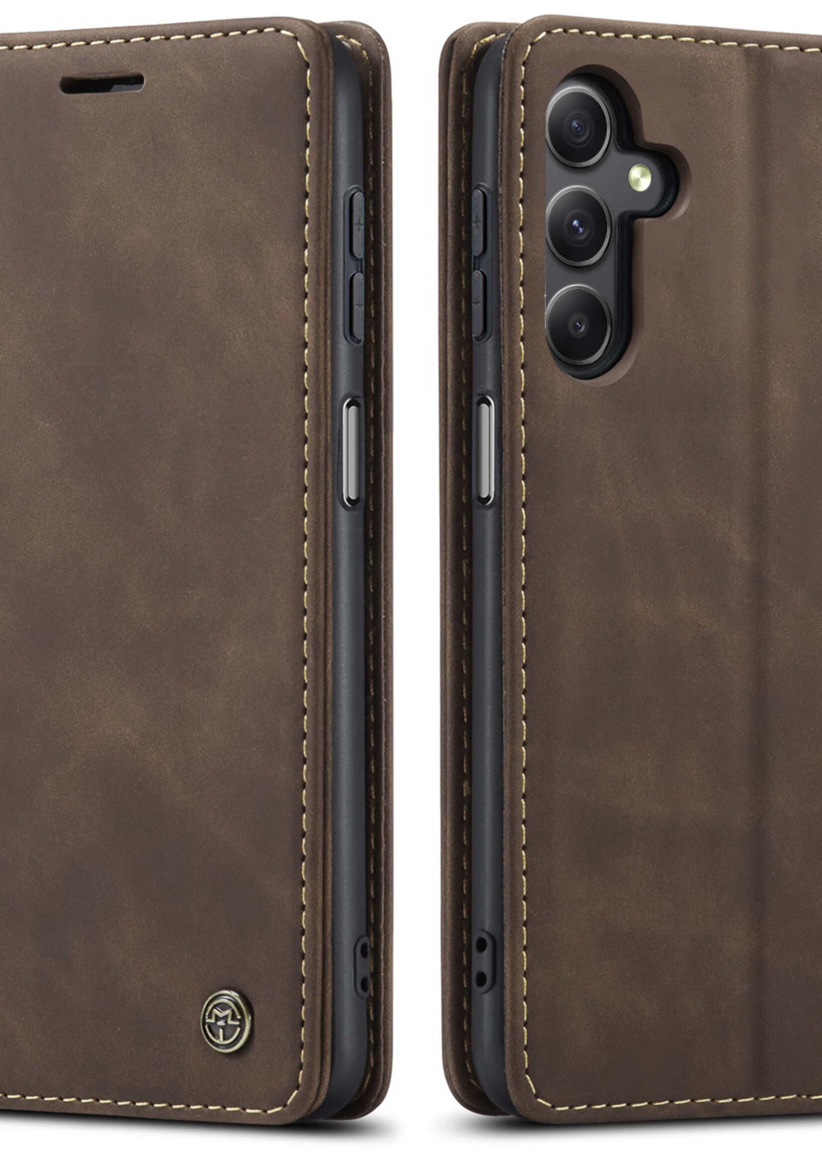 Samsung Coque dépliante Samsung Galaxy A25 5G / SM-A256 Marron