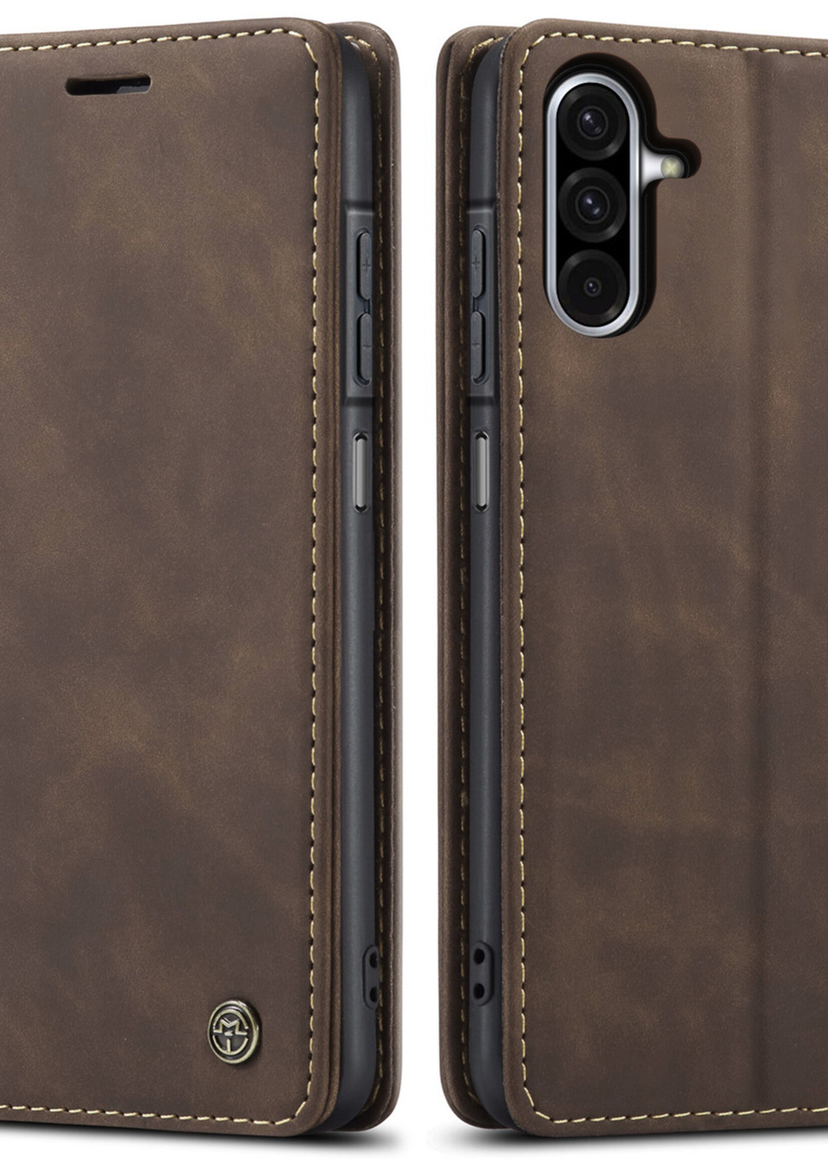 Samsung Coque dépliante Samsung Galaxy A26 5G / SM-A266 Marron