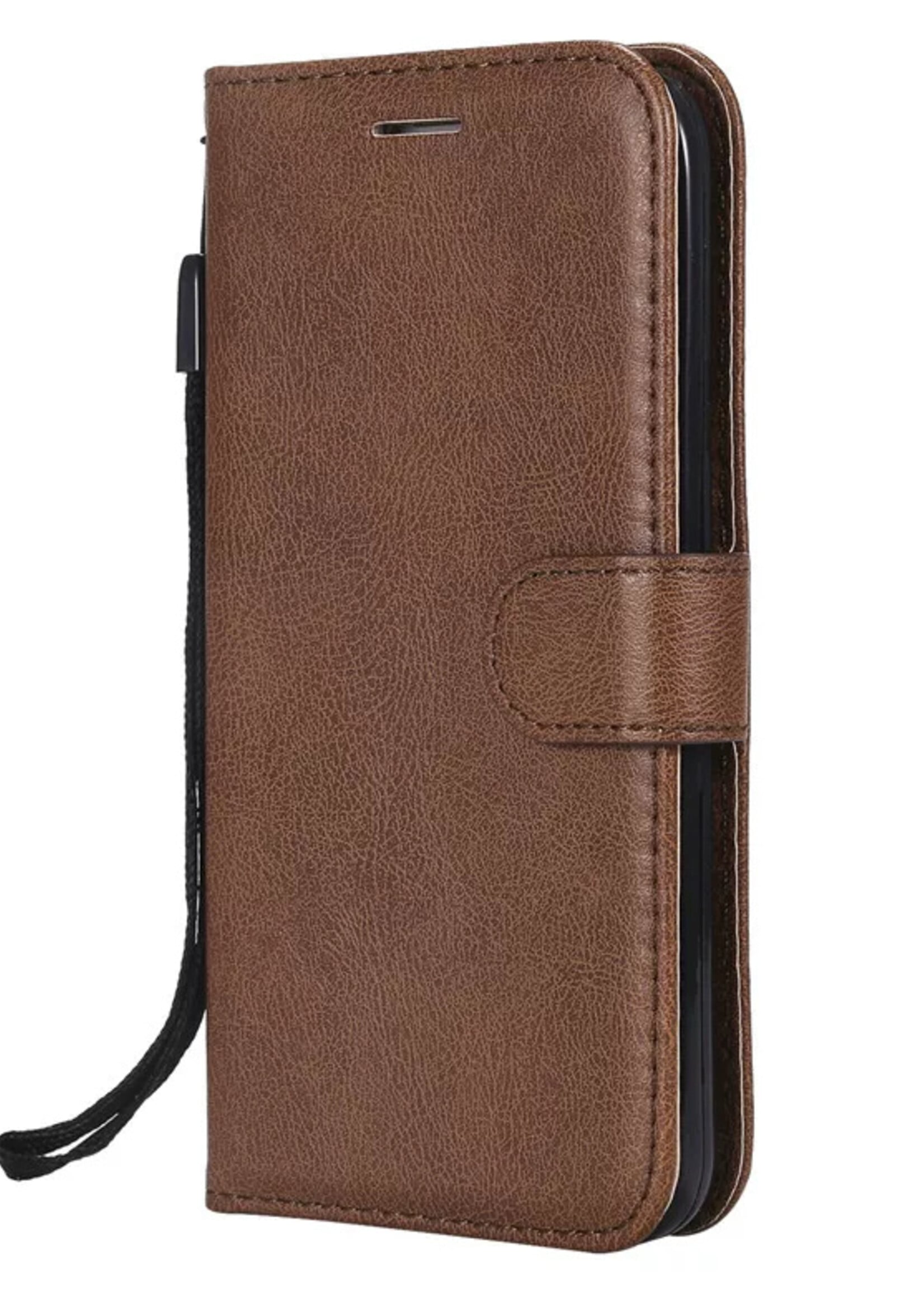 Samsung Coque dépliante Samsung Galaxy A15 4G SM-A155 / 5G SM-A156 Marron