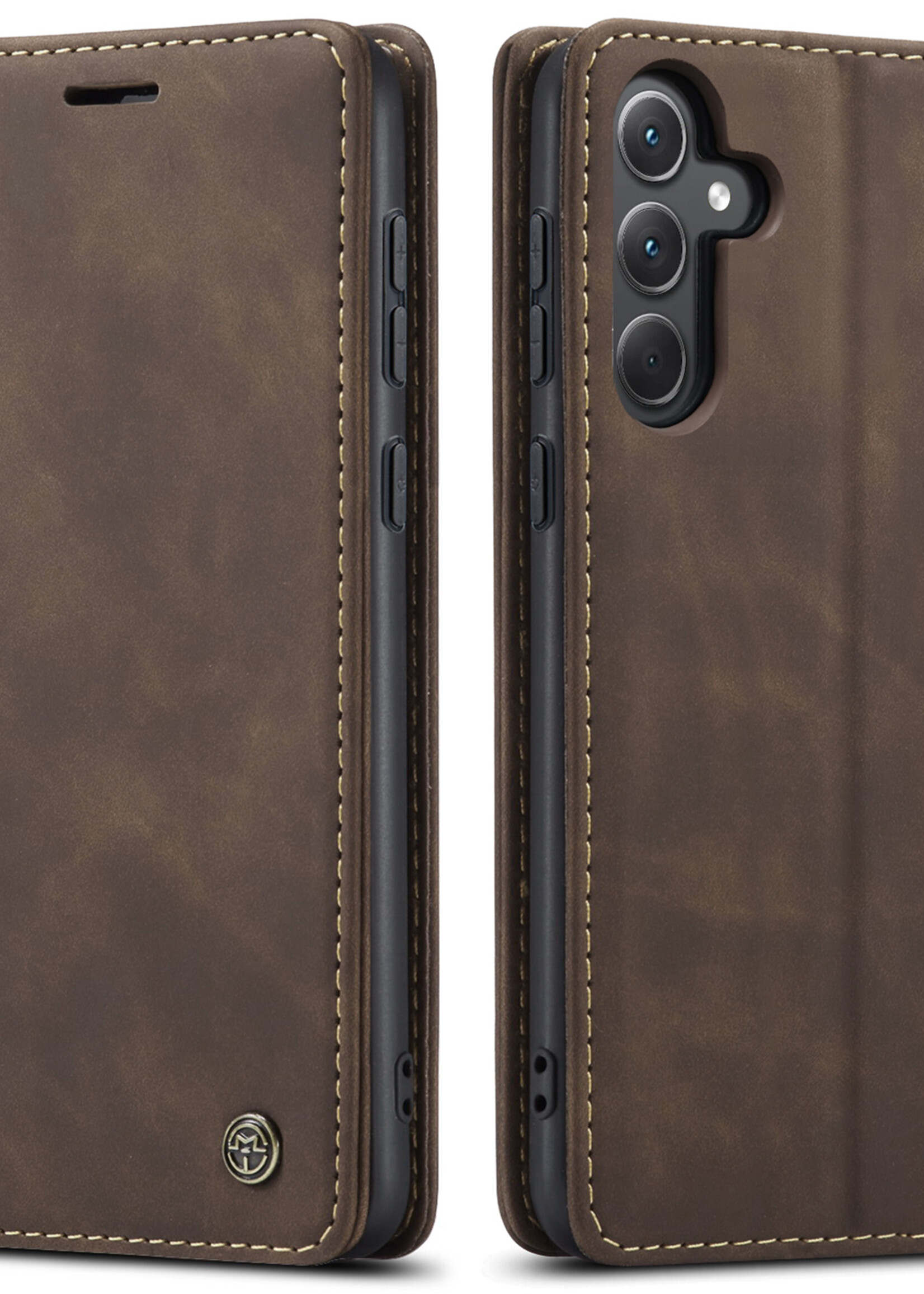 Samsung Coque dépliante Samsung Galaxy A35 5G / SM-A356 Marron