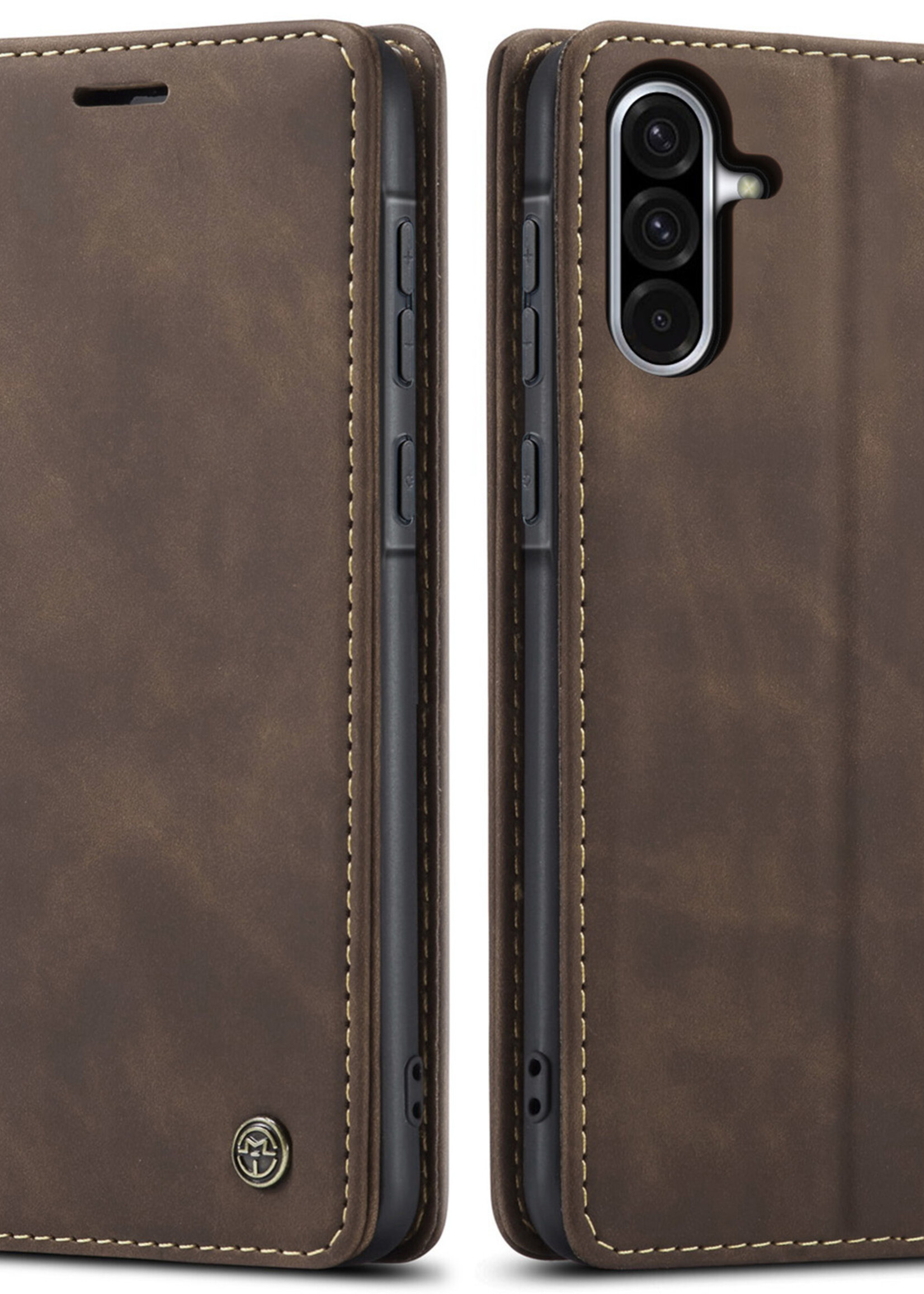 Samsung Coque dépliante Samsung Galaxy A56 5G / SM-A566 Marron