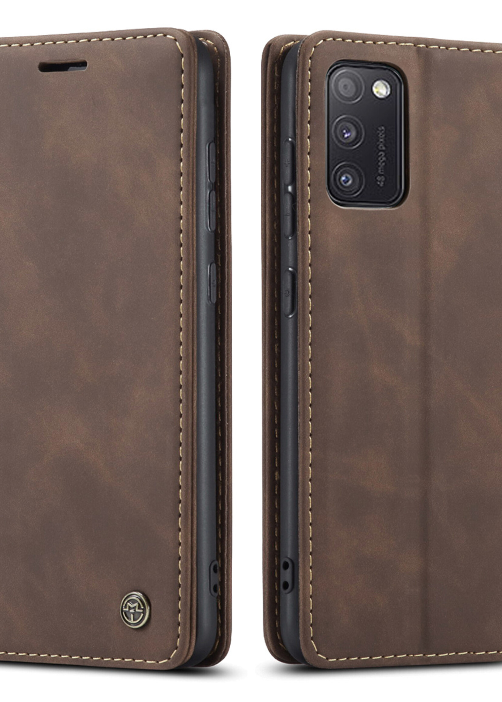 Samsung Coque dépliante Samsung Galaxy A41 / SM-A415 Marron