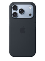 Apple Coque silicone colorée Apple iPhone 17 Pro / 18 Pro Bleu foncé avec MagSafe