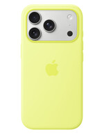 Apple Coque silicone colorée Apple iPhone 17 Pro / 18 Pro Jaune avec MagSafe