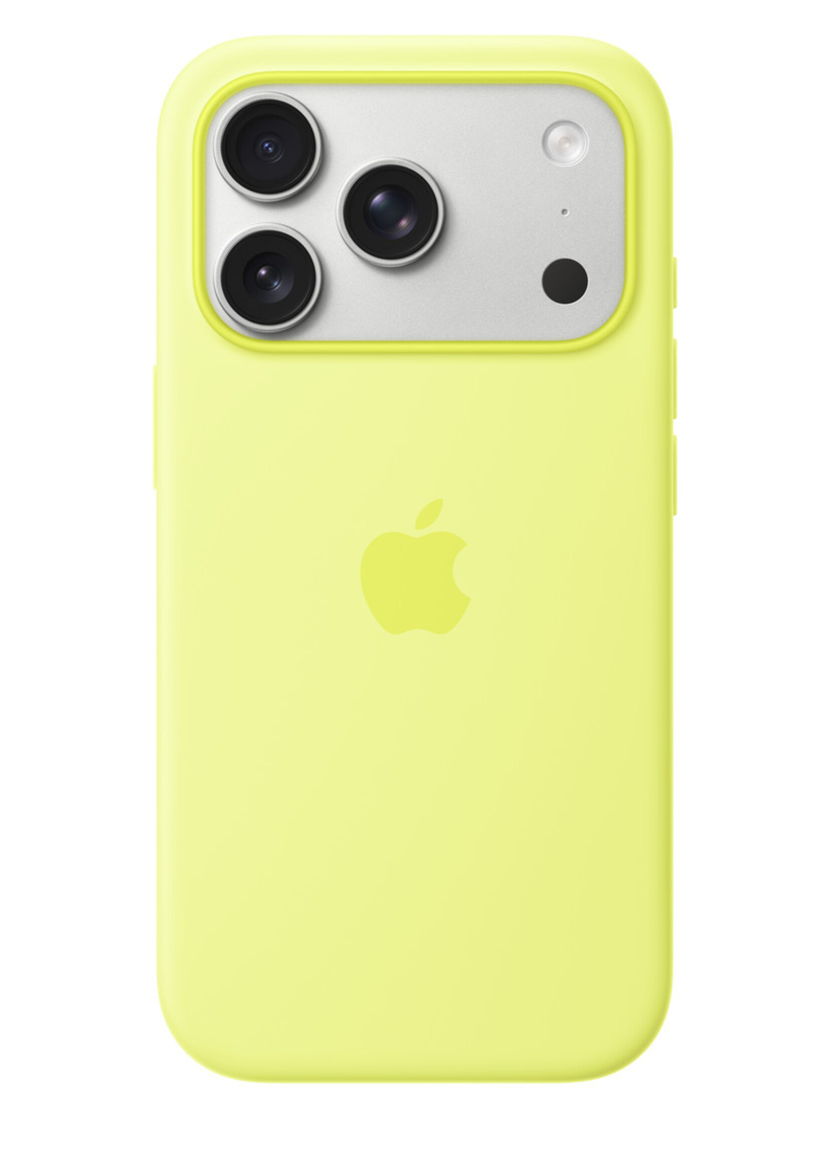 Apple Coque silicone colorée Apple iPhone 17 Pro / 18 Pro Jaune avec MagSafe