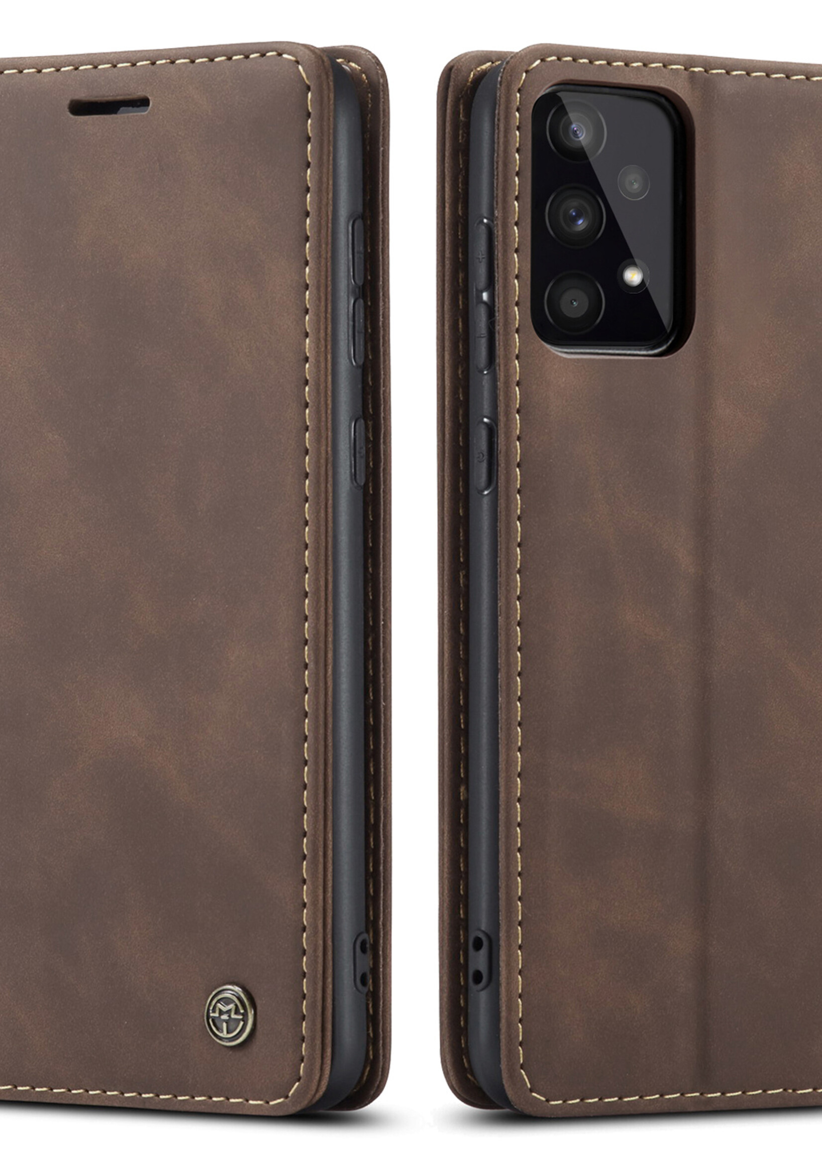 Samsung Coque dépliante Samsung Galaxy A53 5G / SM-A536 Marron
