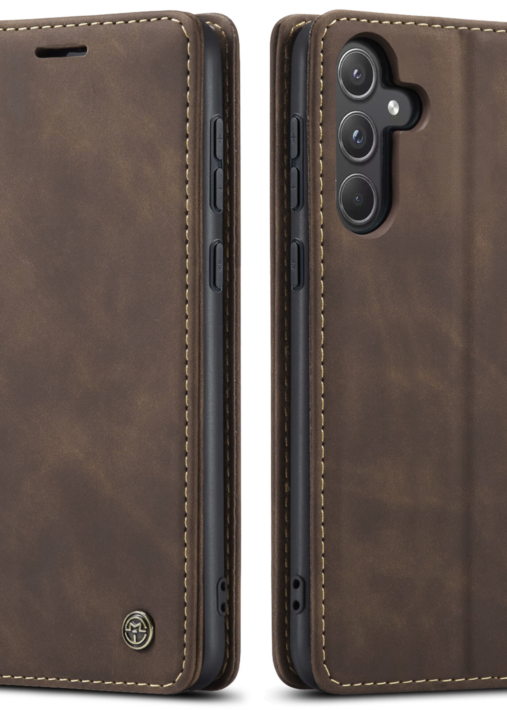 Samsung Coque dépliante Samsung Galaxy A55 5G / SM-A556 Marron