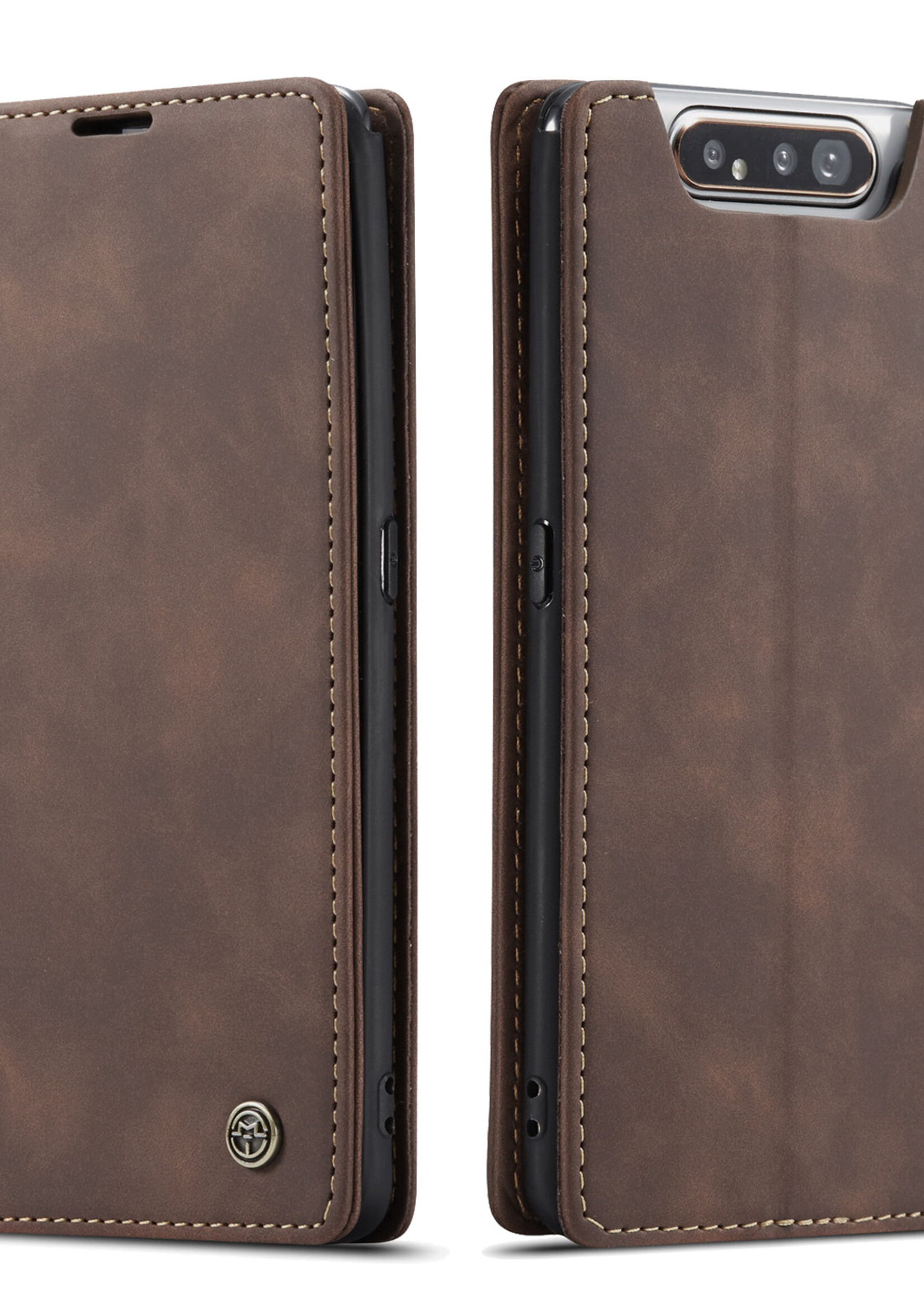 Samsung Coque dépliante Samsung Galaxy A80 / SM-A805 Marron