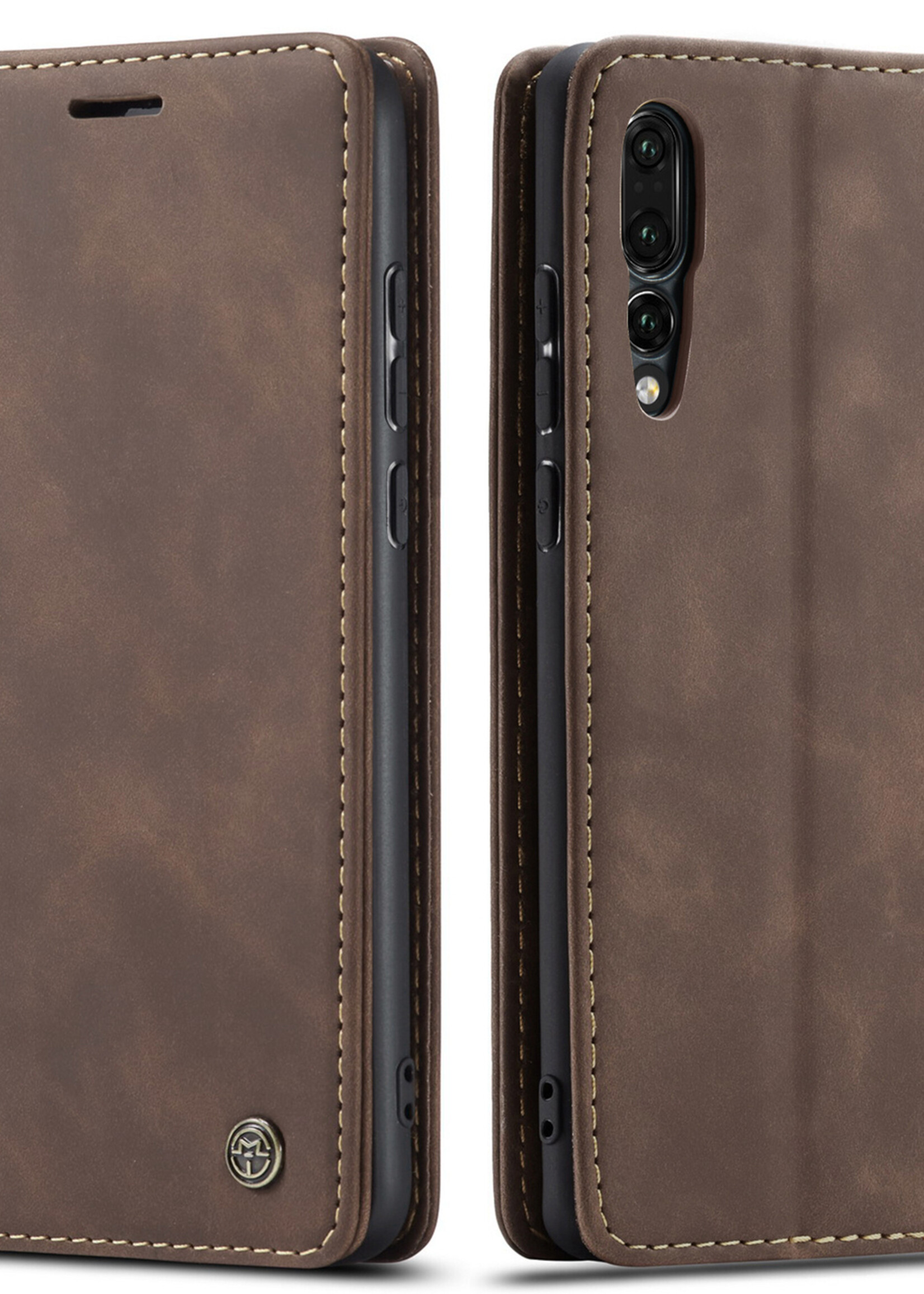 Huawei Coque dépliante Huawei P20 Pro Marron