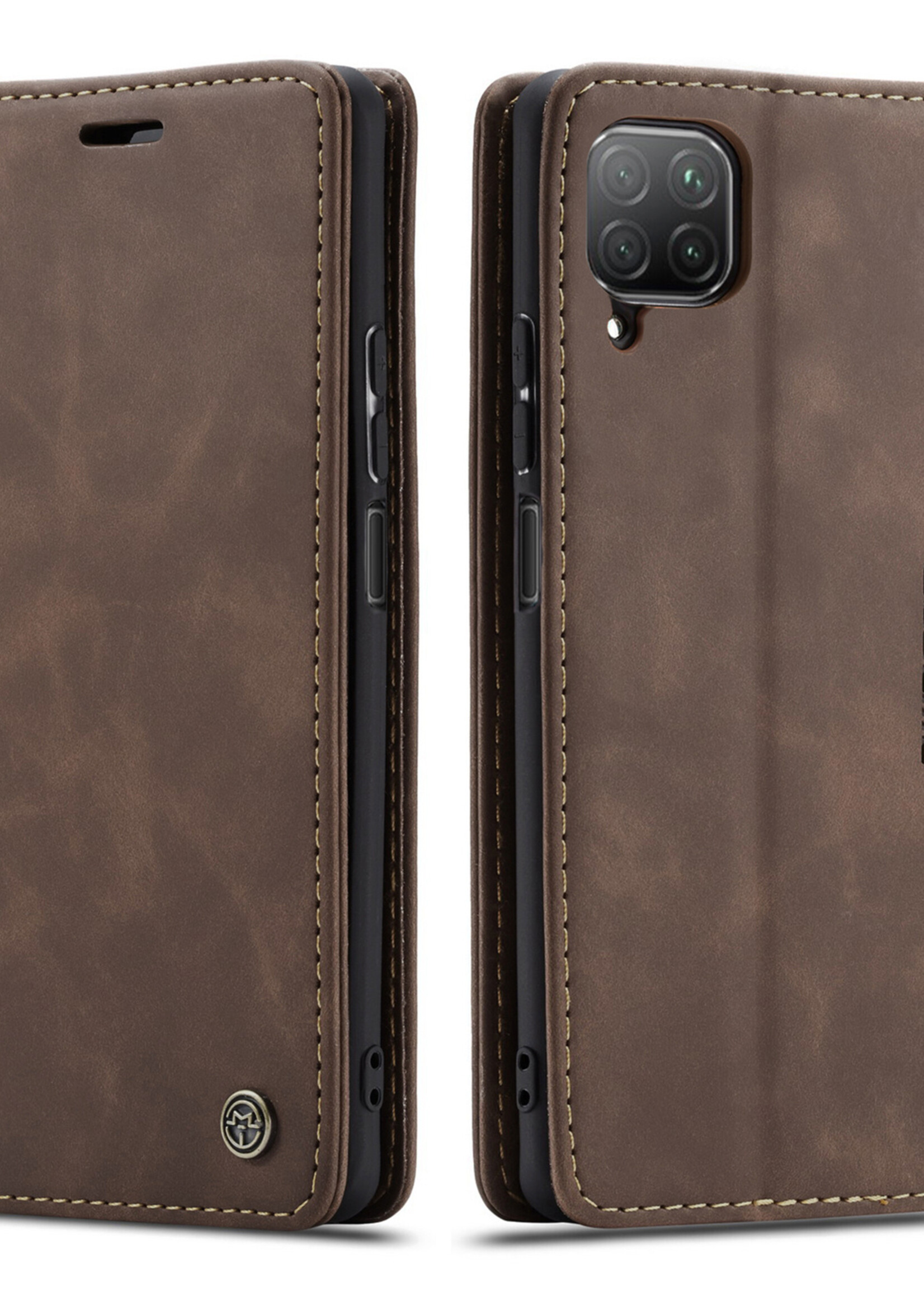 Huawei Coque dépliante Huawei P40 Lite Marron