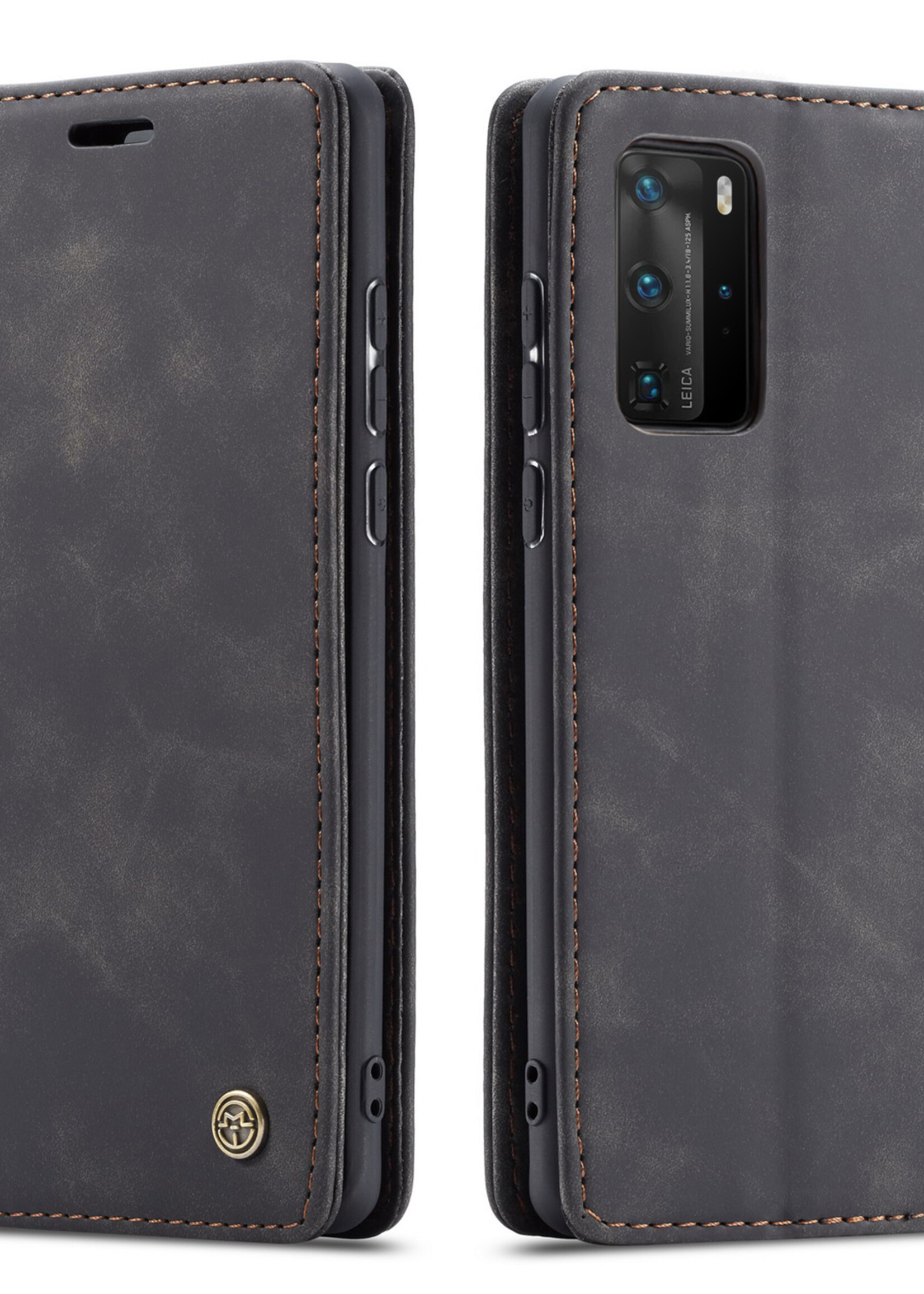 Huawei Coque dépliante Huawei P40 Pro Noir