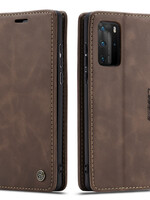 Huawei Coque dépliante Huawei P40 Pro Marron