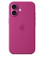 Apple Coque silicone colorée Apple iPhone 16 Violet avec MagSafe