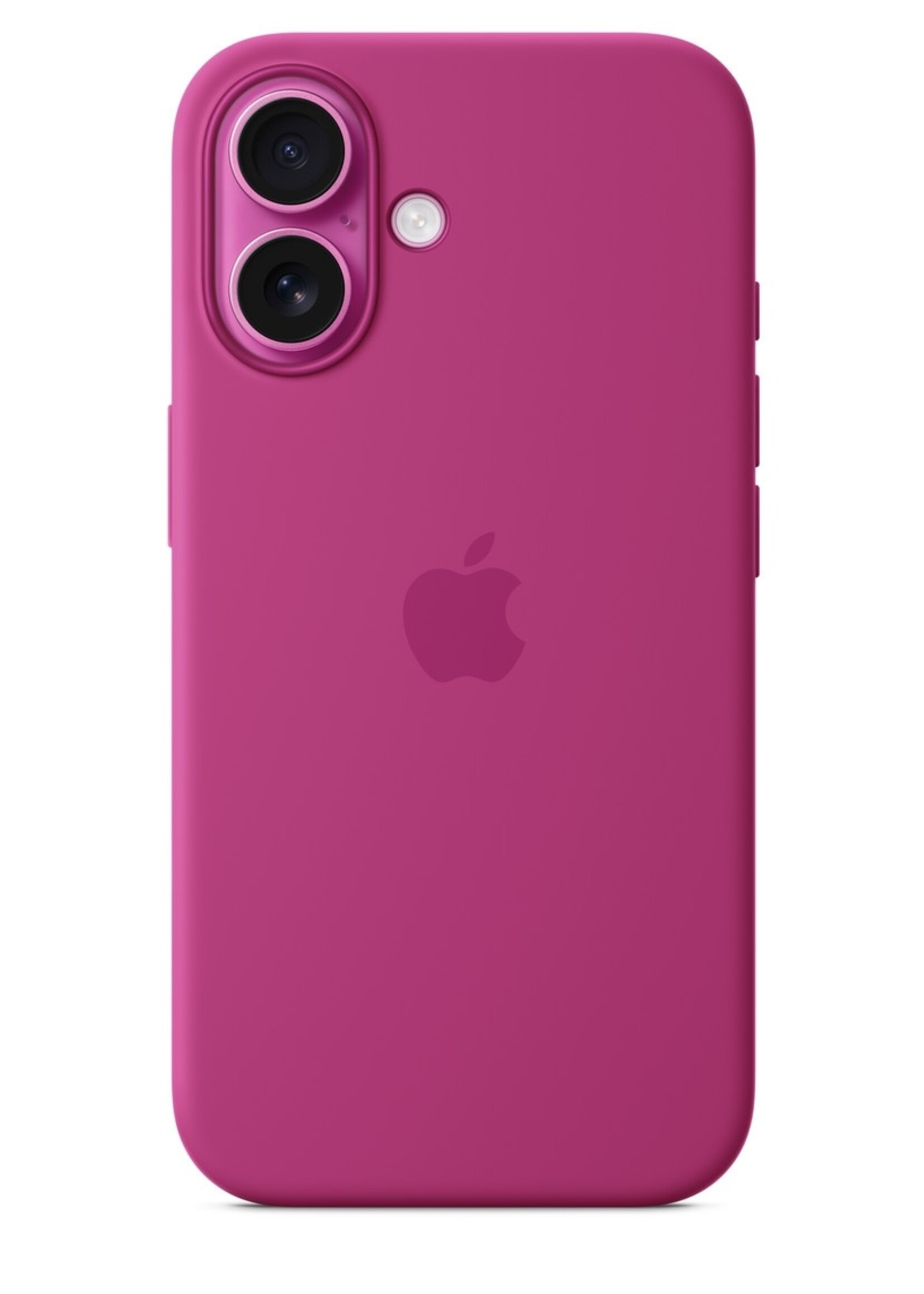 Apple Coque silicone colorée Apple iPhone 16 Violet avec MagSafe