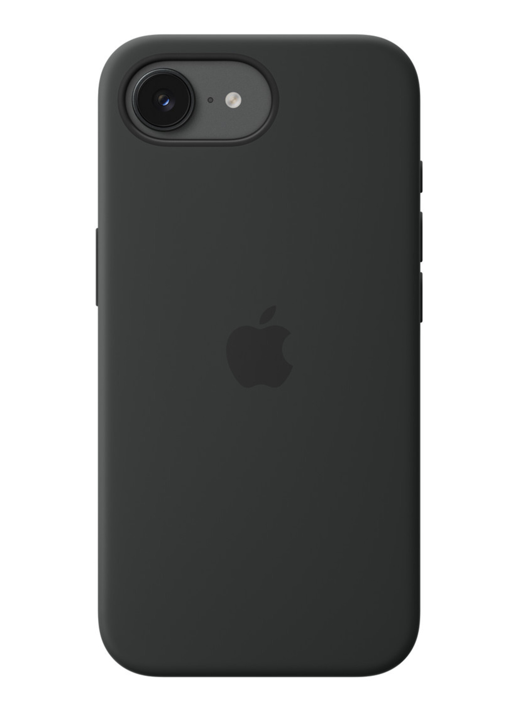 Apple Coque silicone colorée Apple iPhone 16e/17e Noir