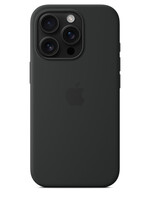 Apple Coque silicone colorée Apple iPhone 16 Pro Noir avec MagSafe