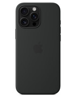 Apple Coque silicone colorée Apple iPhone 16 Pro Max Noir avec MagSafe