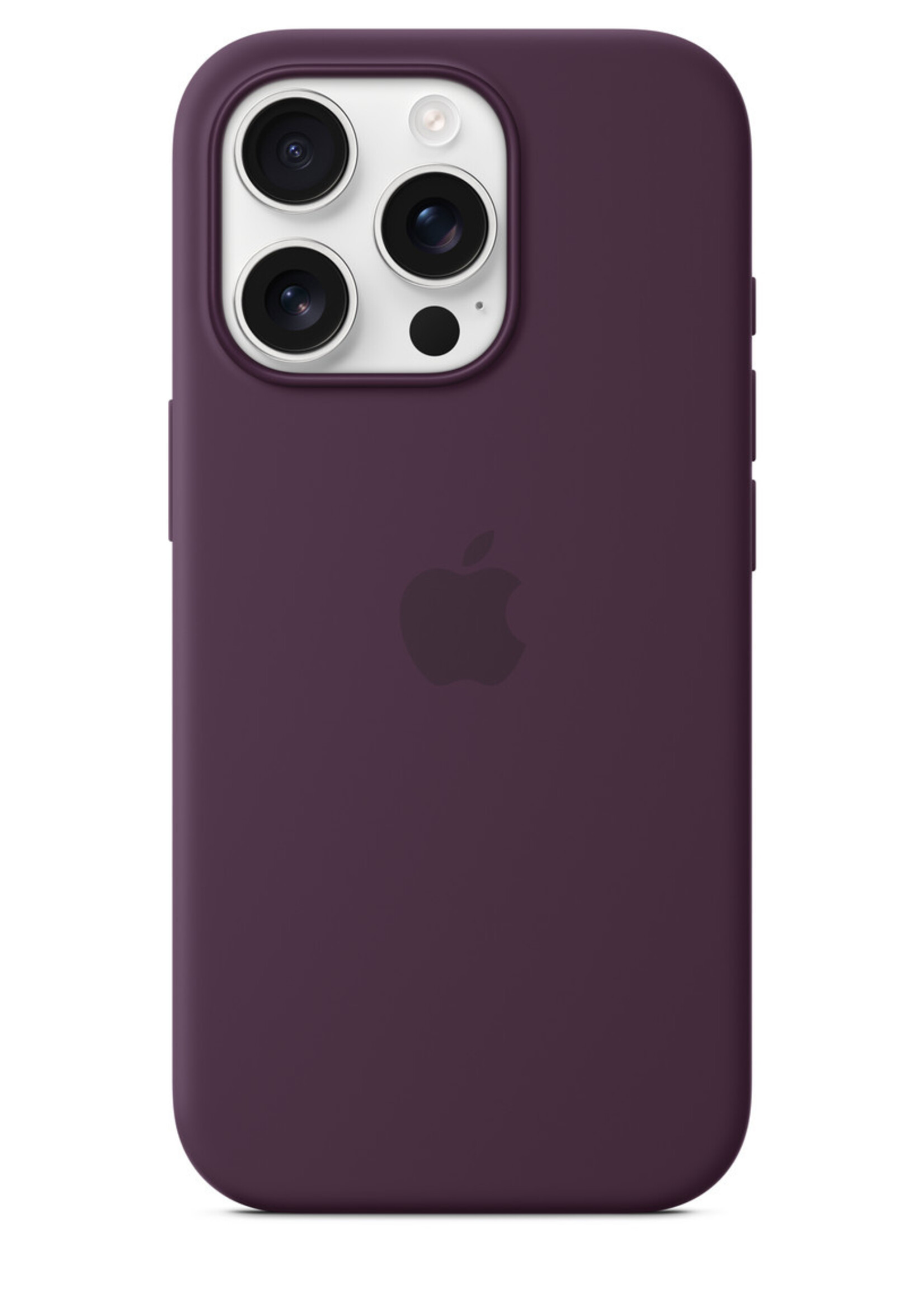 Apple Coque silicone colorée Apple iPhone 16 Pro Violet avec MagSafe