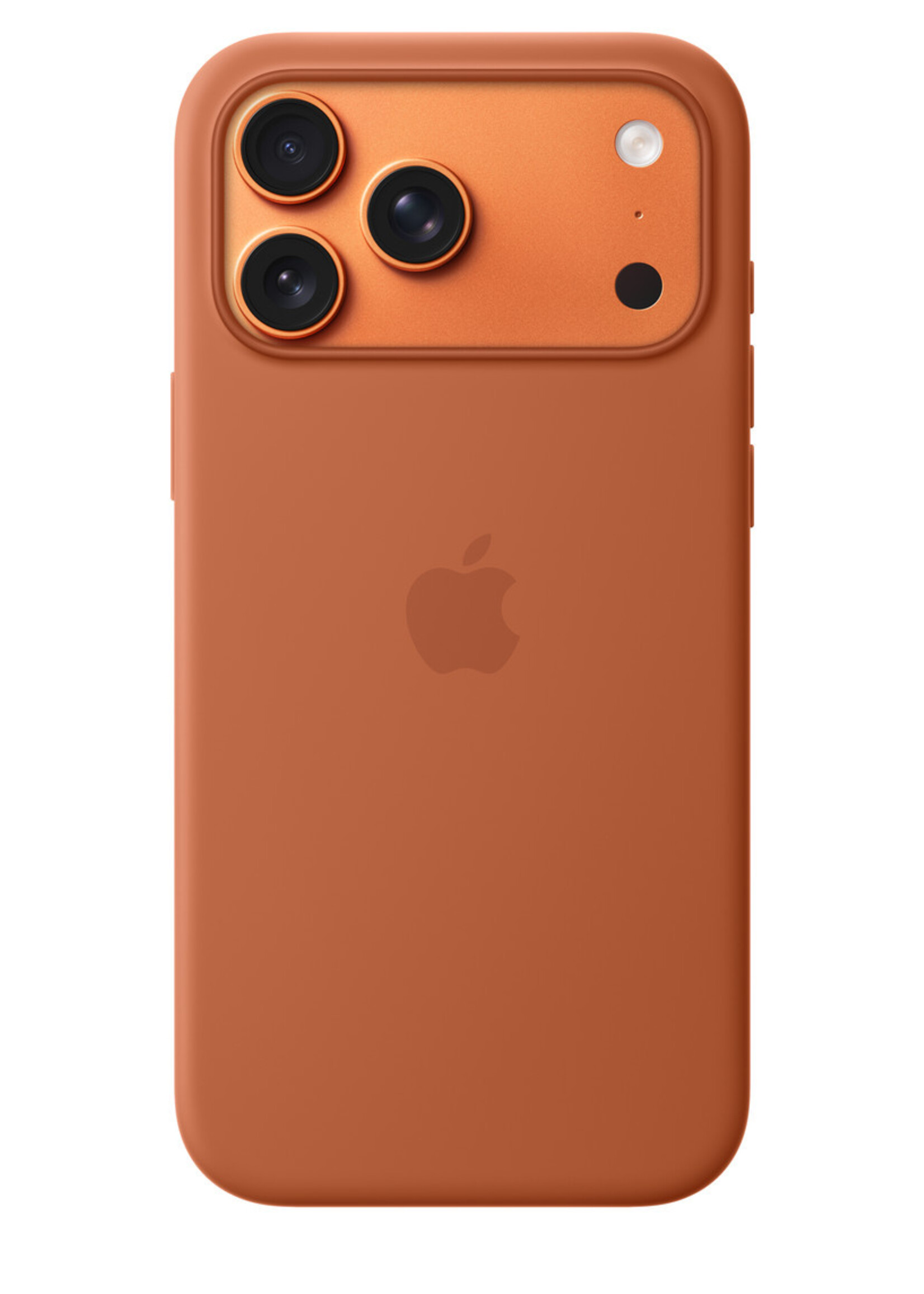 Apple Coque silicone colorée Apple iPhone 17 Pro Max / 18 Pro Max Pêche avec MagSafe