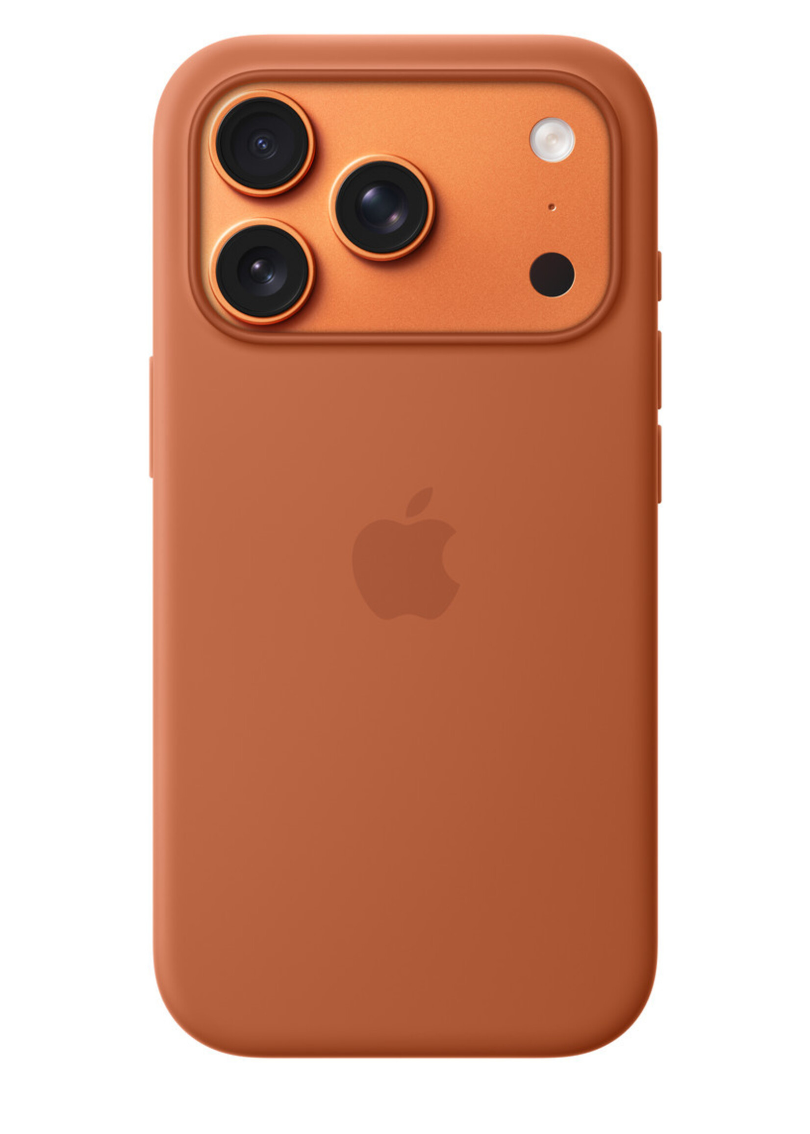 Apple Coque silicone colorée Apple iPhone 17 Pro / 18 Pro Pêche avec MagSafe