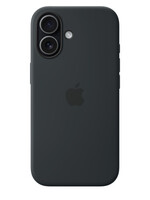 Apple Coque silicone colorée Apple iPhone 17 Noir avec MagSafe