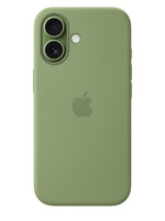 Apple Coque silicone colorée Apple iPhone 17 Vert avec MagSafe