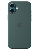 Apple Coque silicone colorée Apple iPhone 16 Plus Vert avec MagSafe