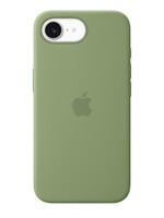 Apple Coque silicone colorée Apple iPhone 17e Vert kaki MagSafe
