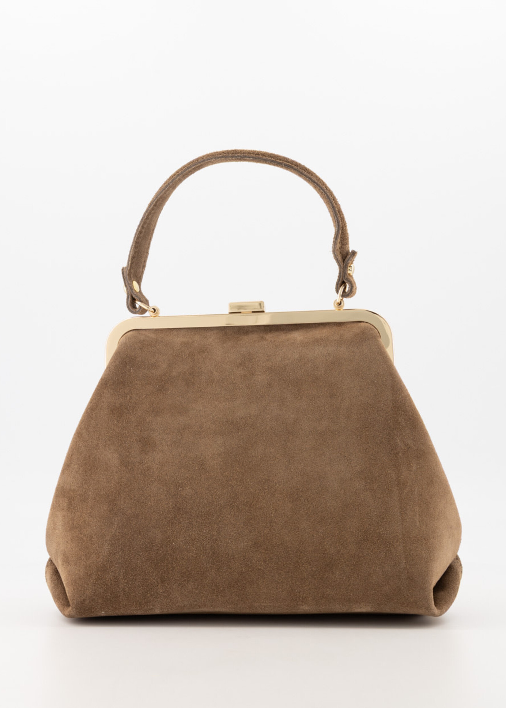 CASH & CARRY TASSEN/RIEMEN/ 2026 Clara stud bag suede