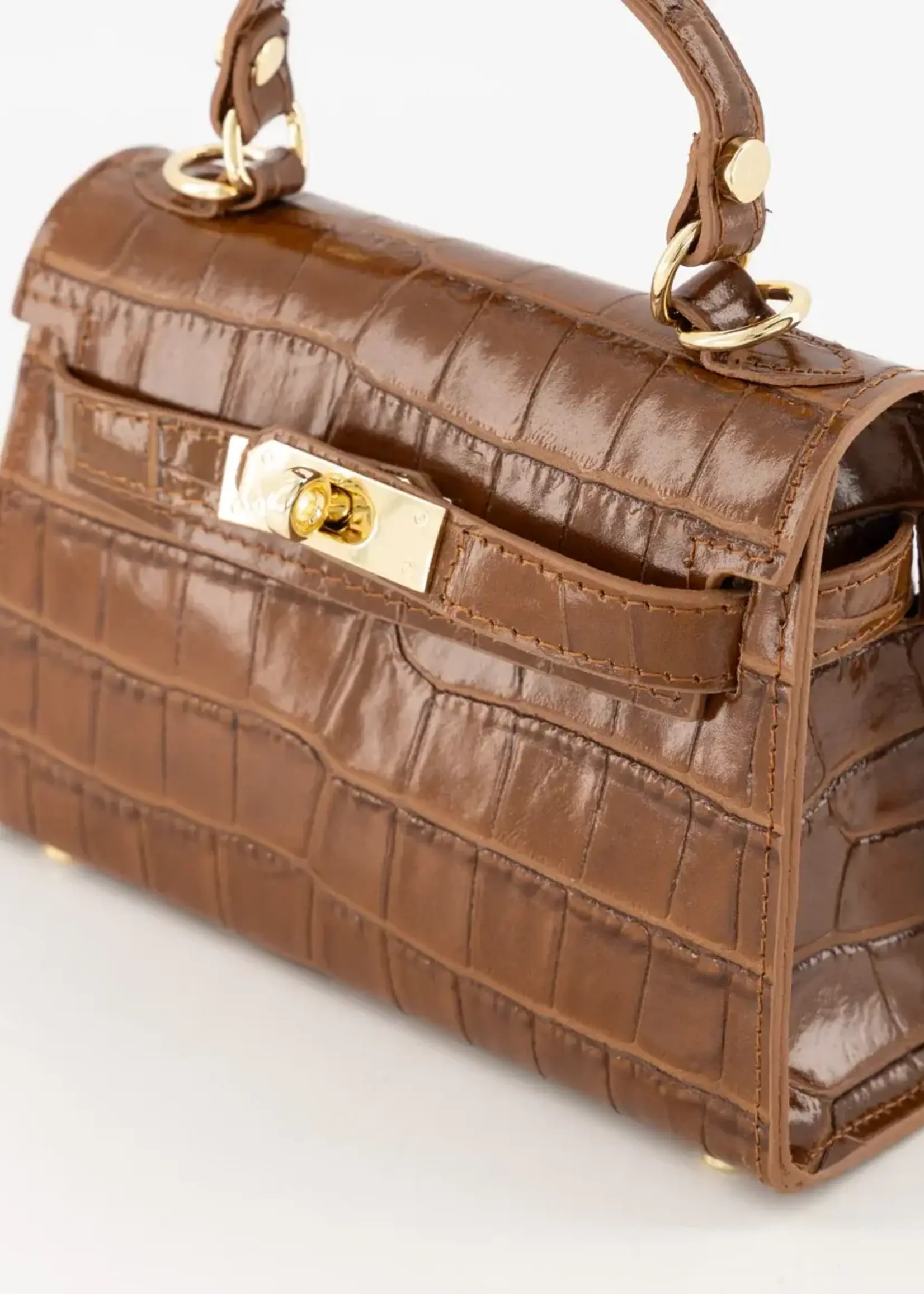 CASH & CARRY TASSEN/RIEMEN/ 2026 Grace croco bag