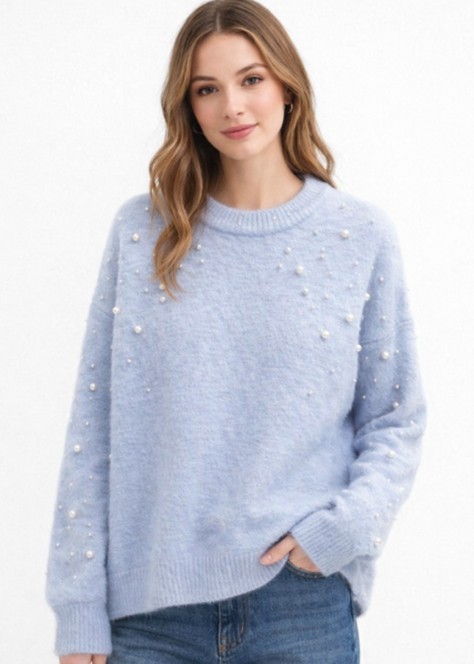 CASH & CARRY  KLEDING 2026 Jan-mei Trui Pearl AM1042