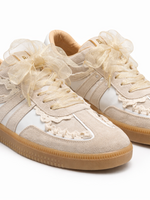 SCHOENEN BABOUCHE 2026 Babouche sneaker BEIGE/WHITE NALA-163