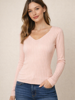 CASH & CARRY  KLEDING 2026 Jan-mei Basic Ribbel  aansluitend Truitje (3 kleuren)