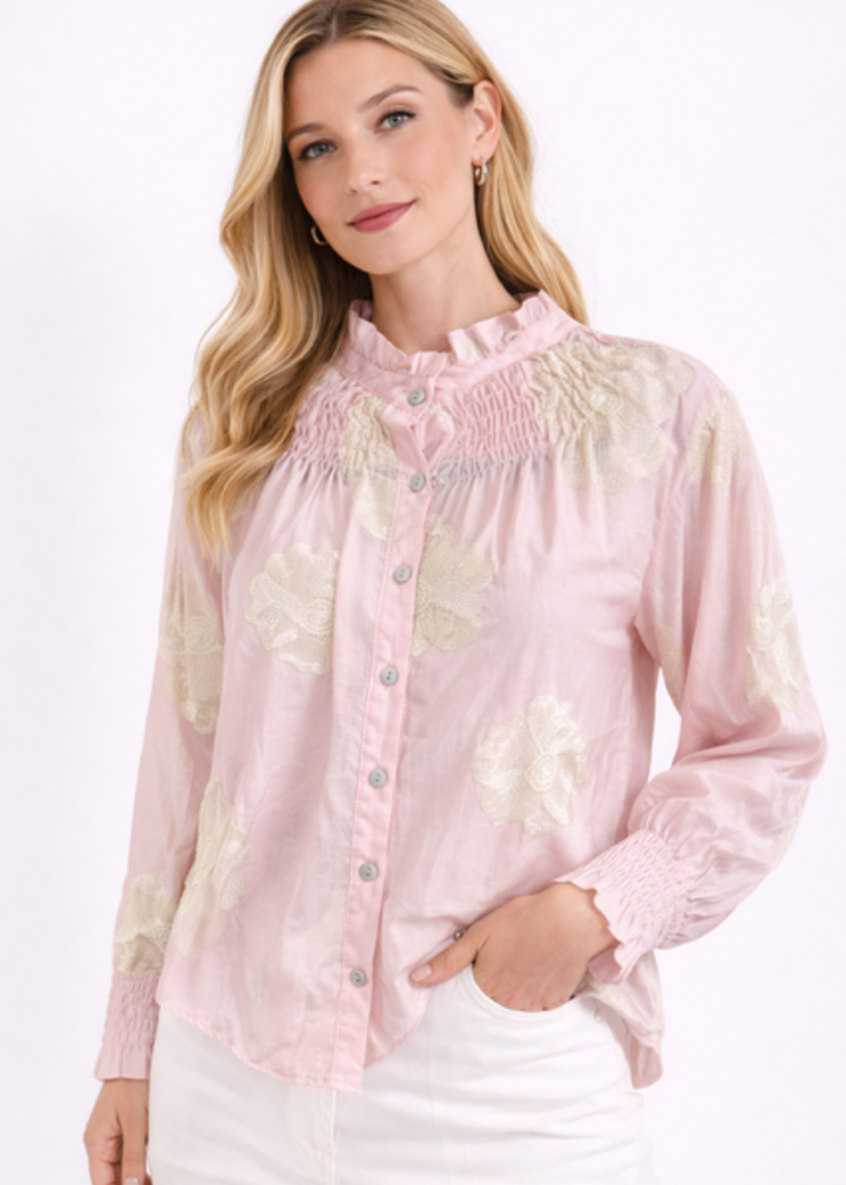 INKOOP VOORJAAR/ZOMER  2026 Blouse milano ( 2 kleuren )