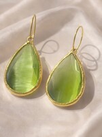 Handmade & Real Stones Maddy light green  (unieke sieraden)