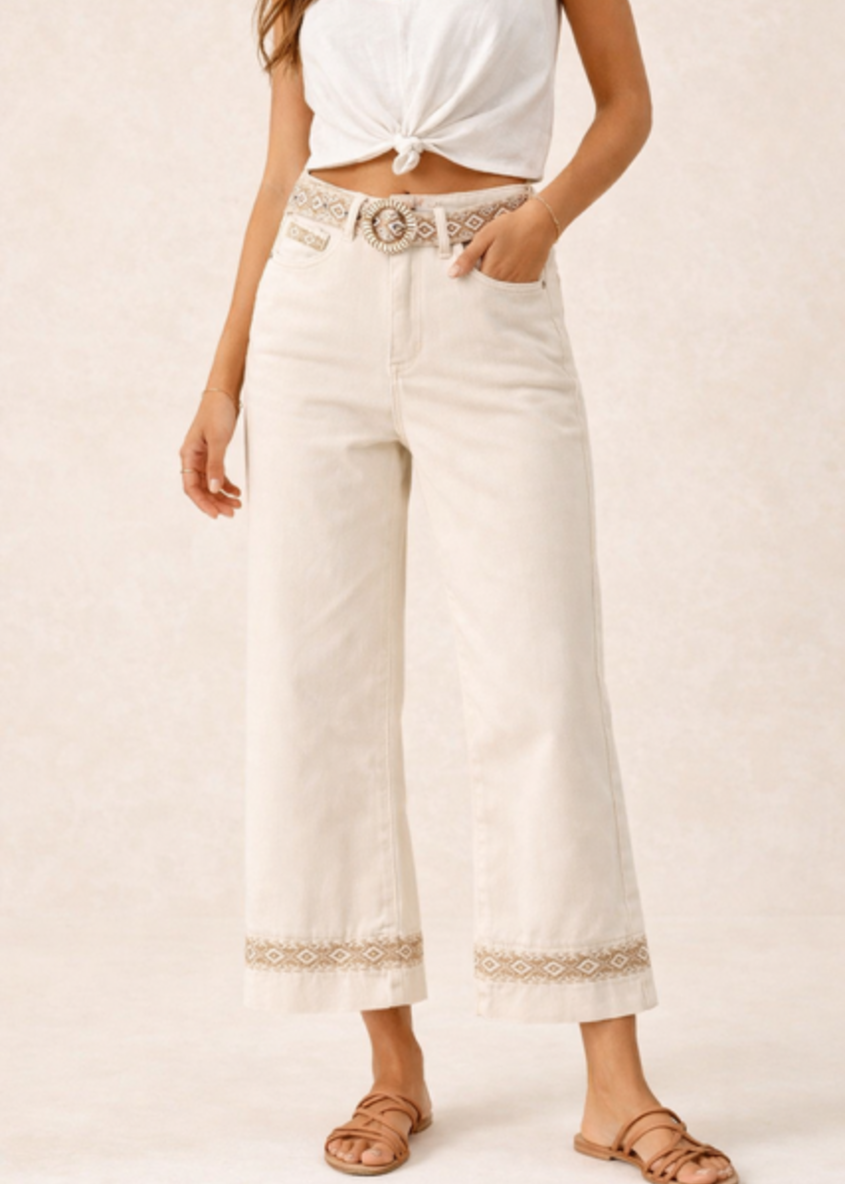 CASH & CARRY  KLEDING 2026 Jan-mei Zac & Zoe Broek beige B6126-B