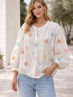 CASH & CARRY  KLEDING 2026 Jan-mei Oversized Blouse bloemetjes Merith