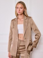 CASH & CARRY  KLEDING 2026 Jan-mei Pants Champagne Satinlook Shine