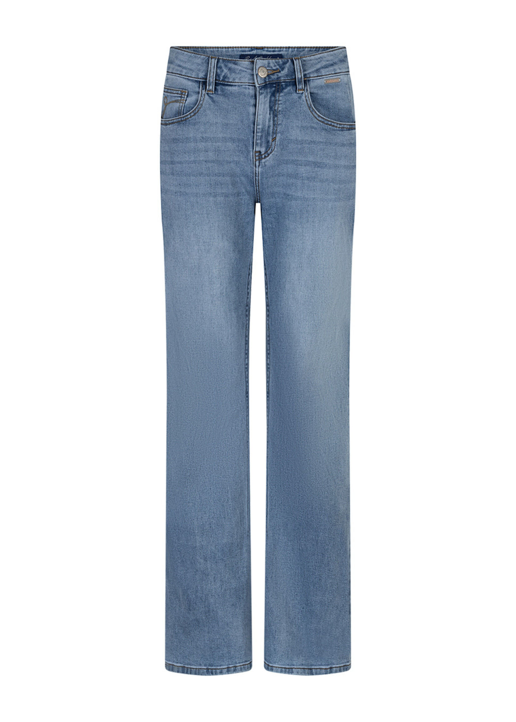 SRB4842 Brielle Flare Denim Light Stone High