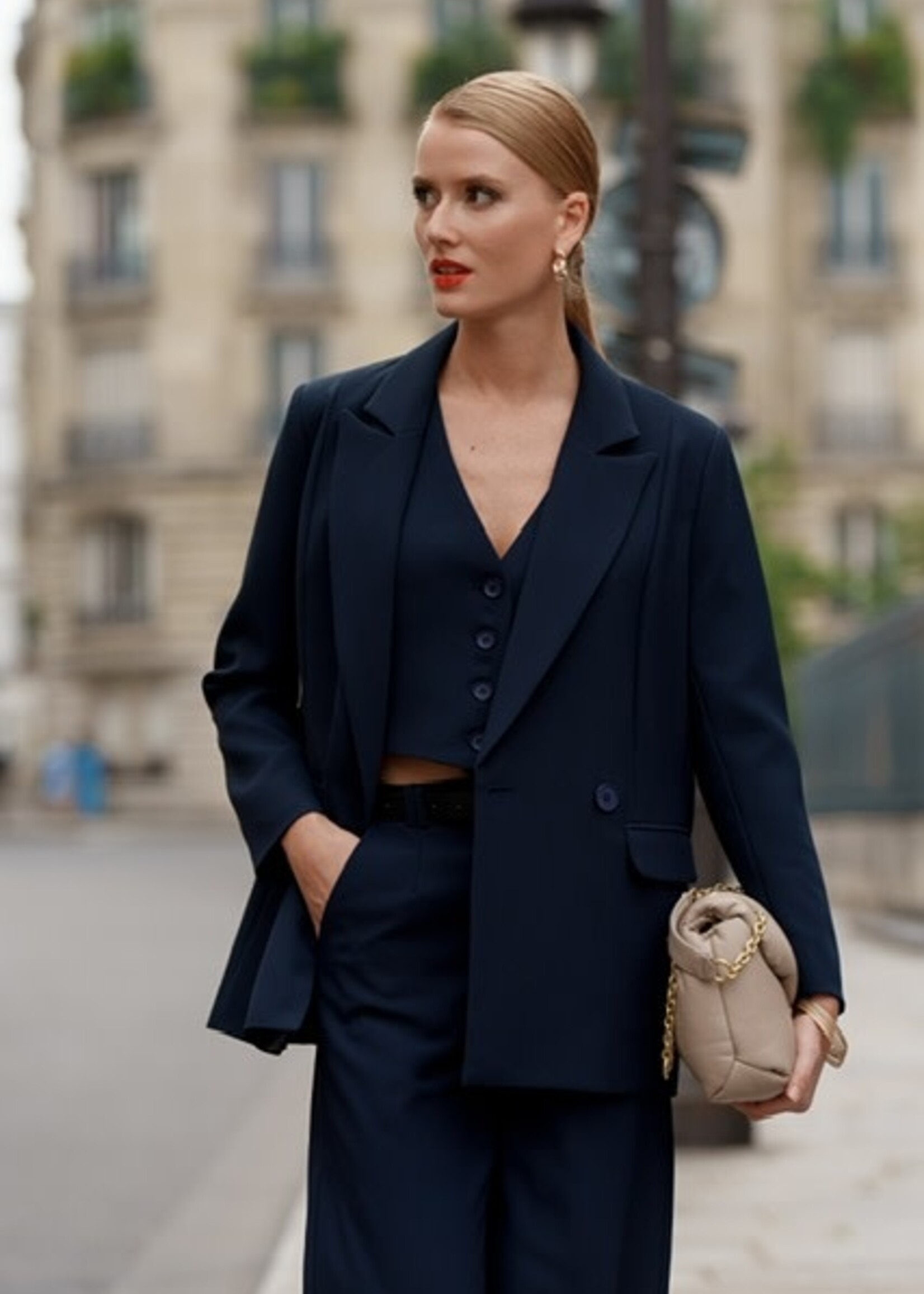 CASH & CARRY  KLEDING 2026 Jan-mei Navy/Marine Blazer  V266