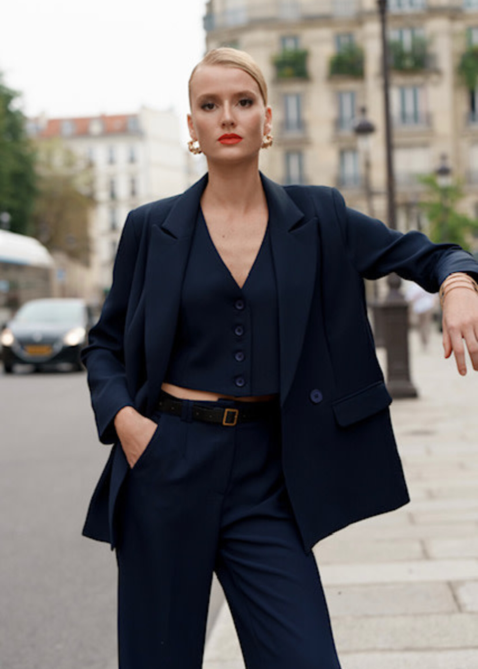 CASH & CARRY  KLEDING 2026 Jan-mei Navy/Marine Blazer  V266