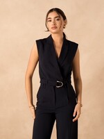 INKOOP VOORJAAR/ZOMER  2026 Gilet Kort Navy V358 Estelle
