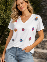 CASH & CARRY  KLEDING 2026 Jan-mei T shirt Ibiza Style Leonie