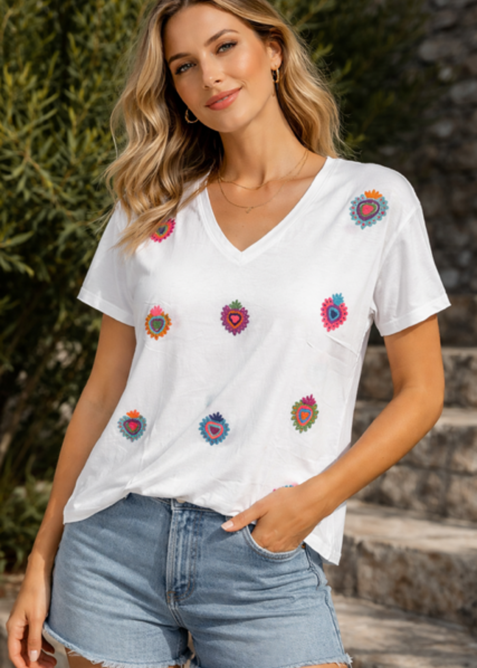CASH & CARRY  KLEDING 2026 Jan-mei T shirt Ibiza Style Leonie