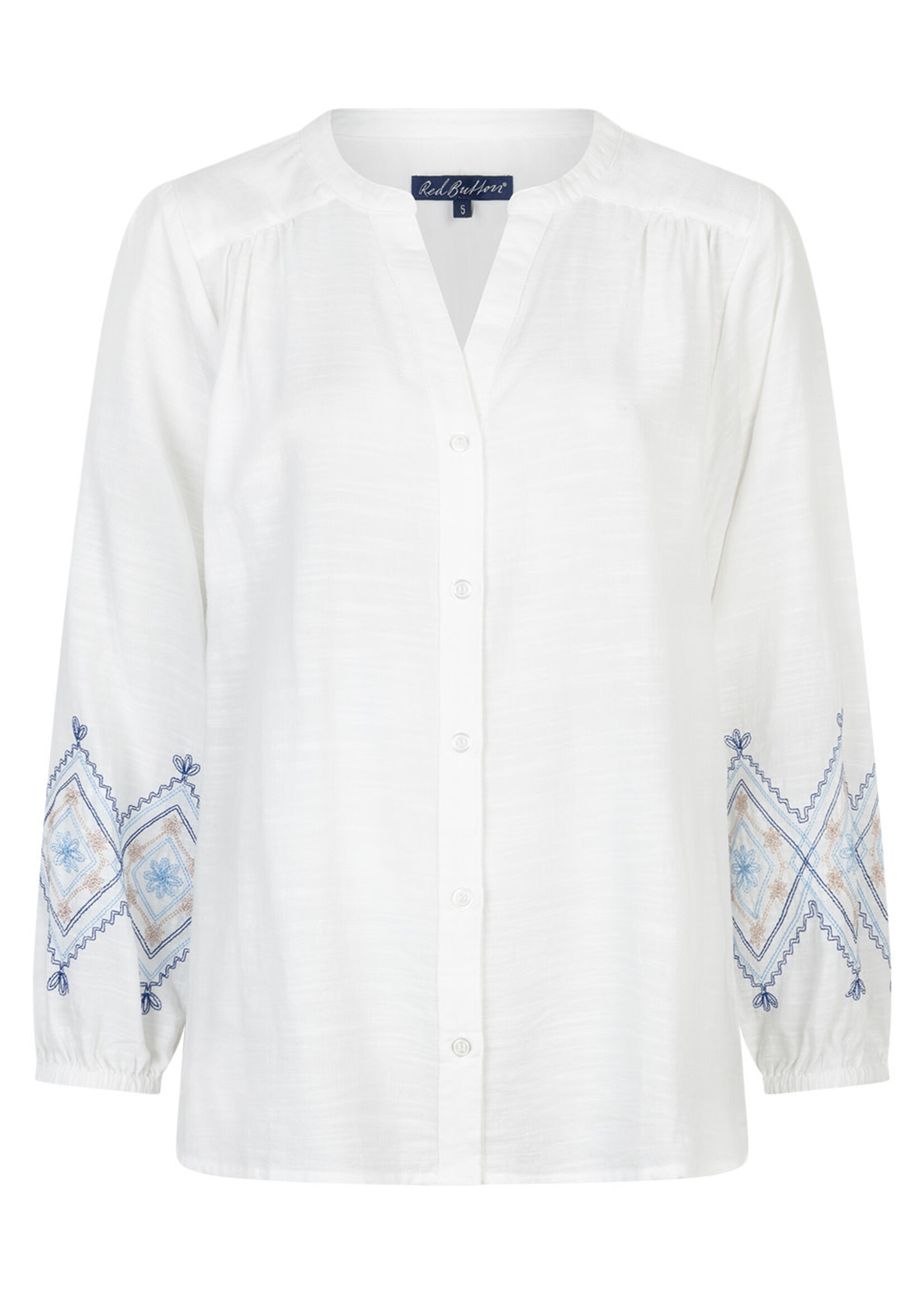 KLEDING RED BUTTON S 2026 SRB4829 Blouse & Embroidery Red Button