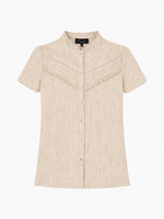 KLEDING ELVIRA S2026 Blouse Saar Elvira  Sand